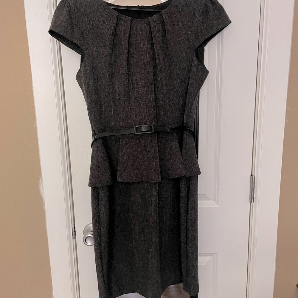 Connected Apparel Gray Dress Sz 10